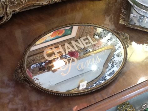 chanel mirror.|vintage Chanel mirror.